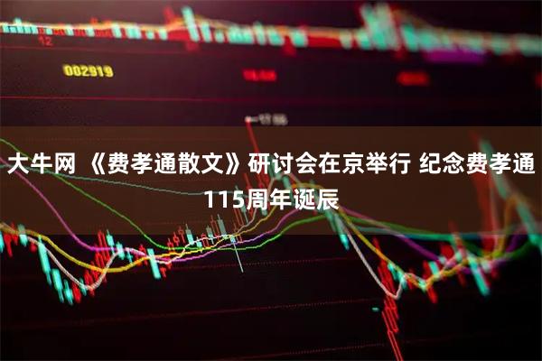 大牛网 《费孝通散文》研讨会在京举行 纪念费孝通115周年诞辰